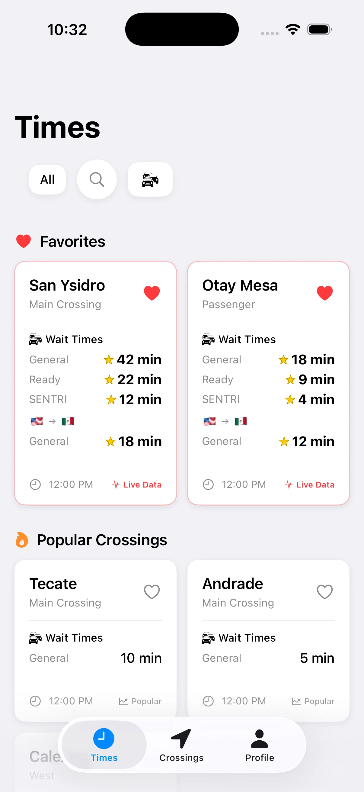 Border Times iOS App