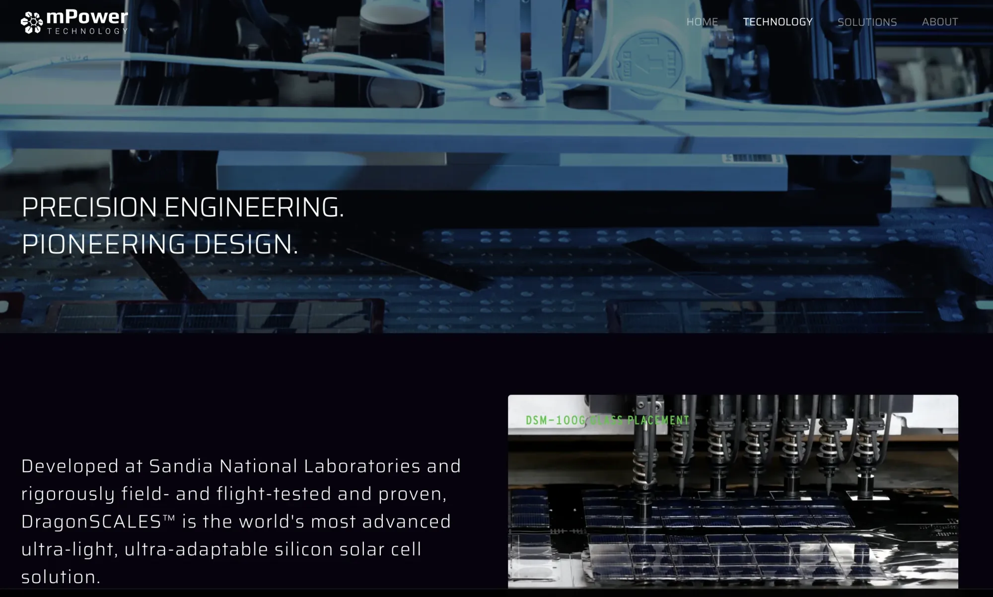 mPower Tech Website Preview 4